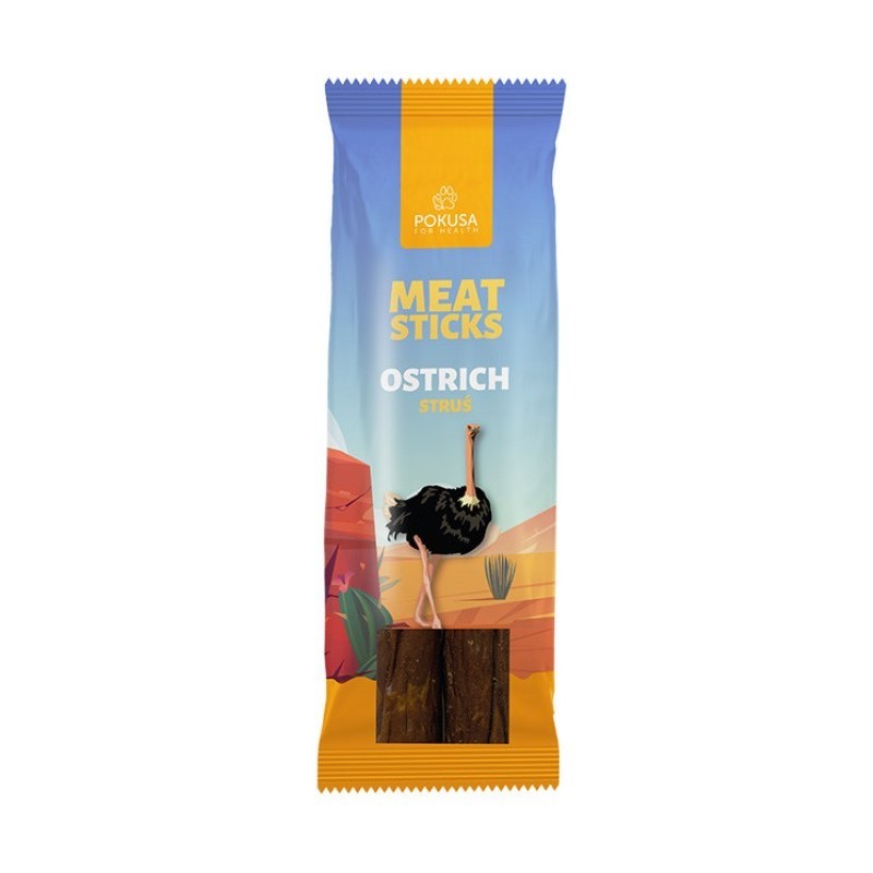 POKUSA Feel the Wild Meat Sticks struś 50g