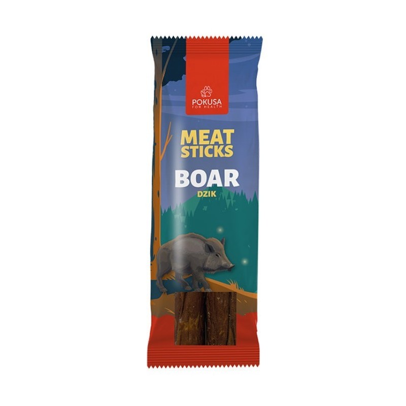 POKUSA Feel the Wild Meat Sticks dzik 50g
