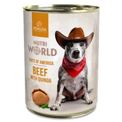 POKUSA NUTRI WORLD Taste of America Beef with Quinoa 400g