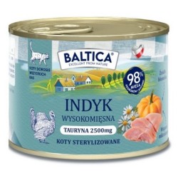 BALTICA PRZYSMAKI REGIONÓW Kot dorosły Indyk 185g
