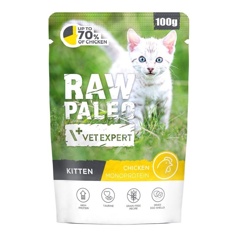 RAW PALEO Kitten Cat Chicken 100g