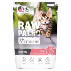 RAW PALEO Kitten Cat Pork 100g