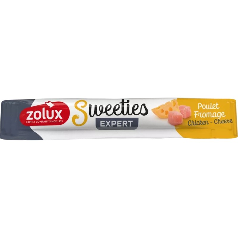 ZOLUX Sweeties kremowy przysmak dla psa z kurczakiem i serem 14g - 1 szt.