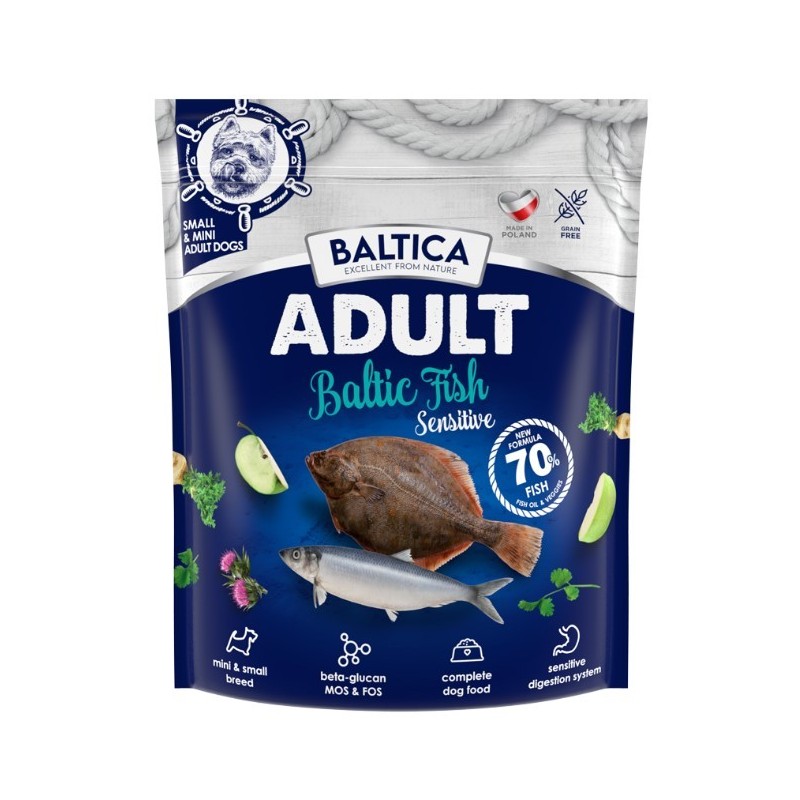 BALTICA EXCELLENT Adult Sensitive Baltic Fish dla małych ras 9 kg