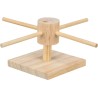 TRIXIE Karuzela do karmienia dla gryzoni drewno 22 x 8 x 22 cm