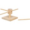TRIXIE Karuzela do karmienia dla gryzoni drewno 22 x 8 x 22 cm