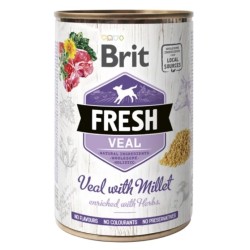 BRIT FRESH Veal and Millet 6x 400g