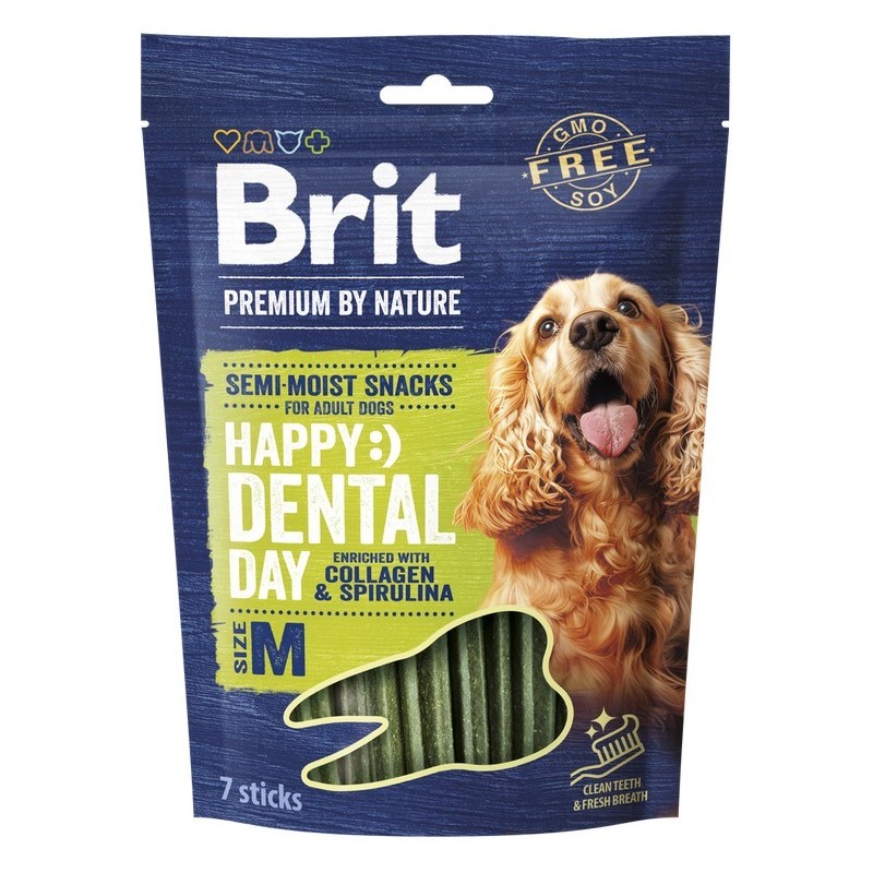 BRIT PREMIUM Dog Snack Dental M 180g