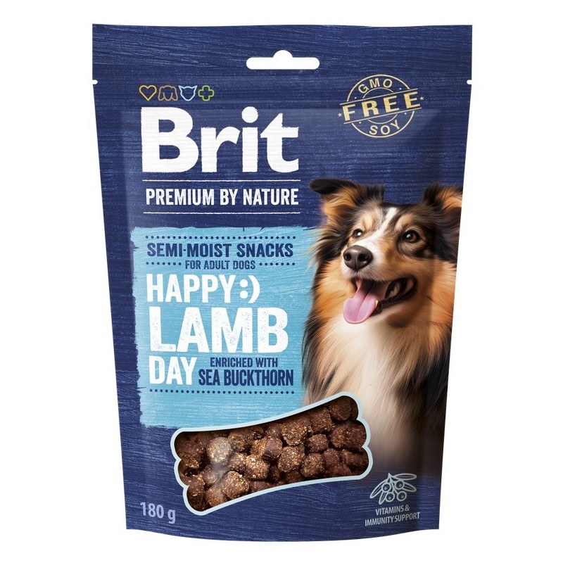 BRIT PREMIUM Dog Snack Lamb with Seabuckthorn 180g