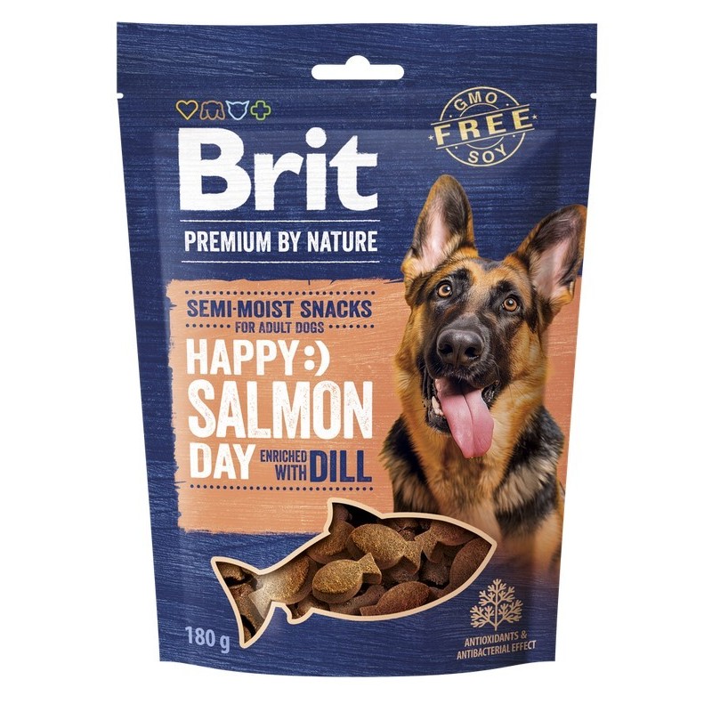 BRIT PREMIUM Dog Snack Salmon with Dill 180g
