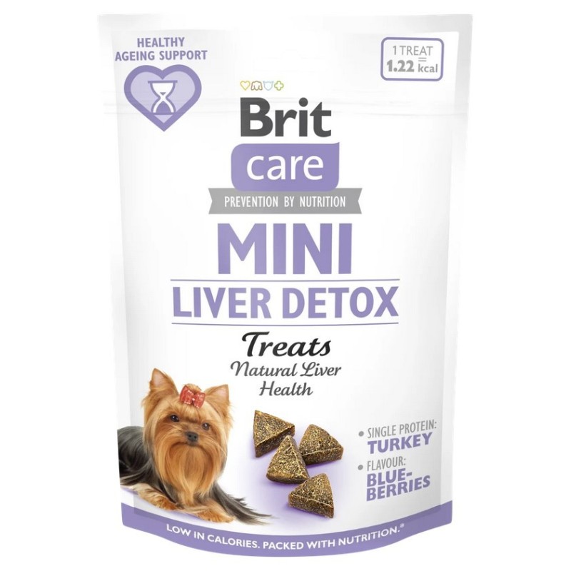 BRIT CARE Mini Treats Liver Detox 50g