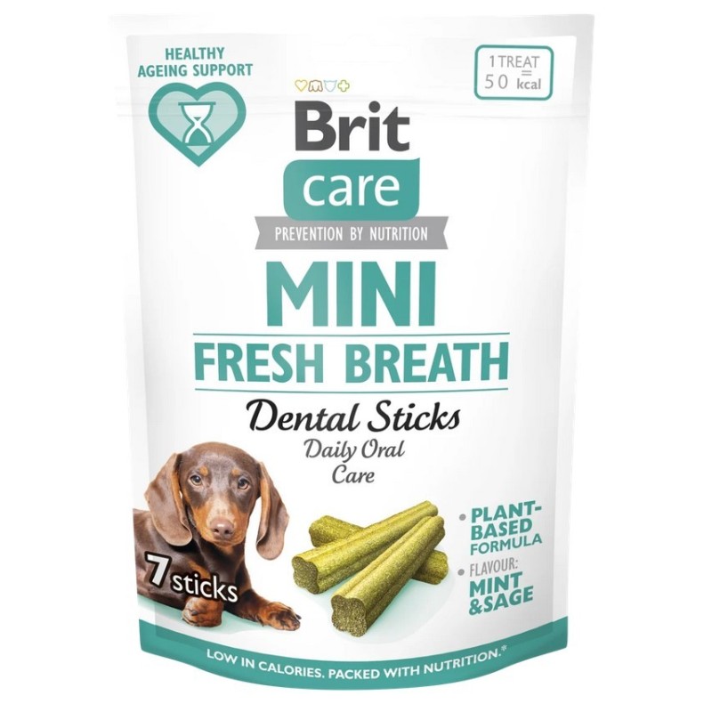 BRIT CARE Mini Treats Fresh Breath 120g