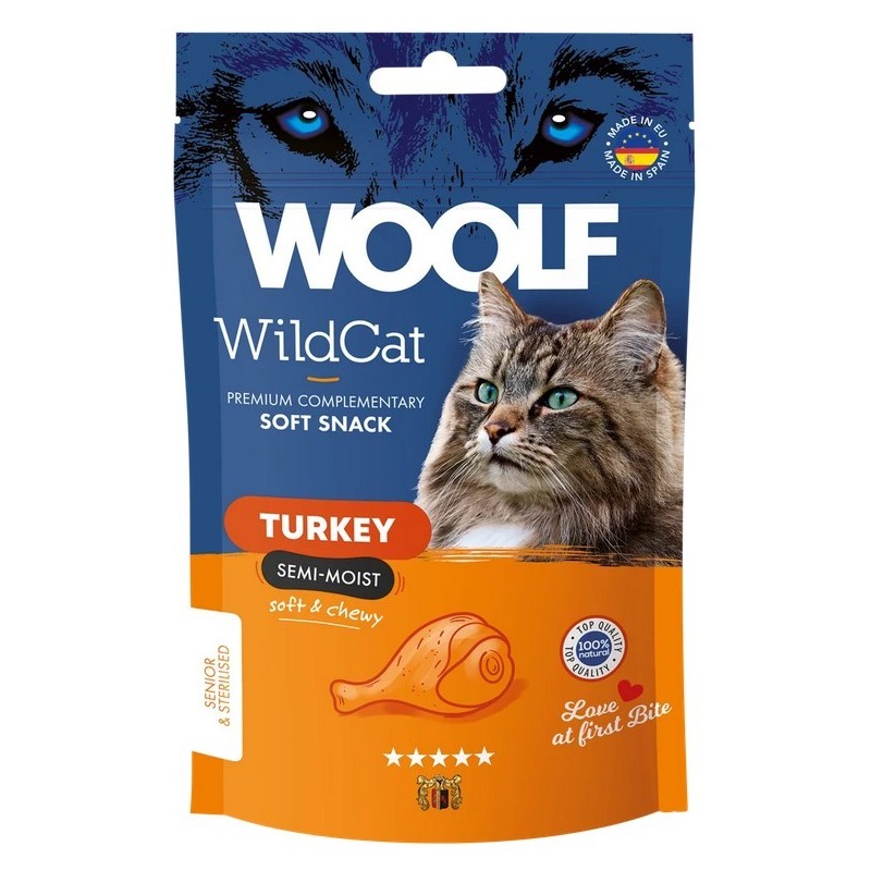 WOOLF WildCat Snacks Turkey 50g