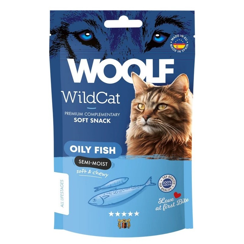 WOOLF WildCat Snacks Oil Fish 50g
