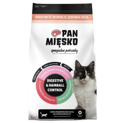 PAN MIĘSKO Specjalne potrzeby dla kota Digestive and Hairball Control rozm. M 3 kg