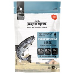 WIEJSKA ZAGRODA KOT Monobiałkowa Łosoś 3 kg