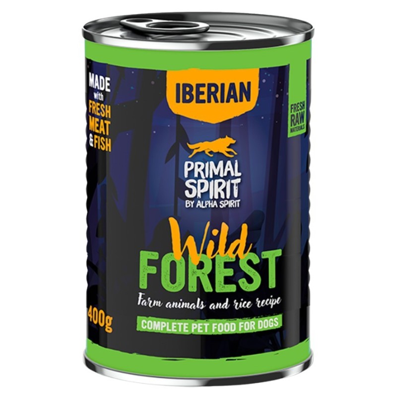 ALPHA SPIRIT Primal Spirit Iberian Wild Forest 400g (puszka)