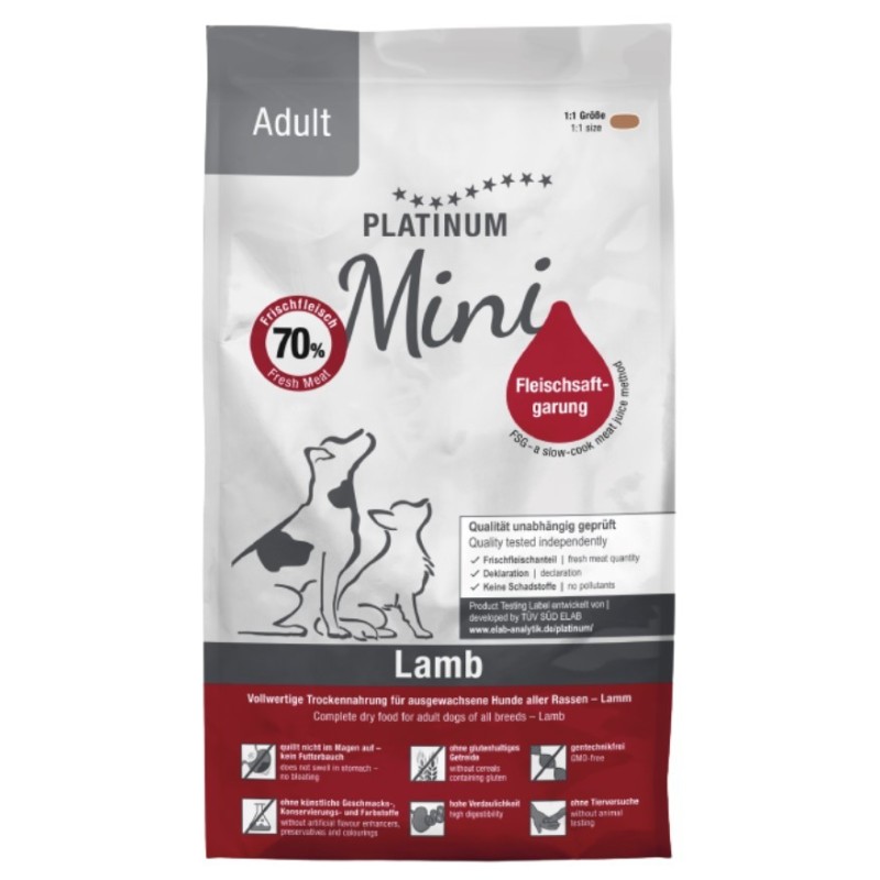 PLATINUM Adult Lamb MINI 900g