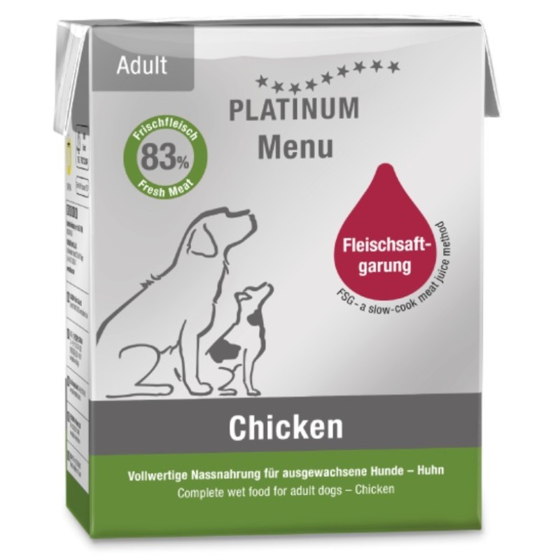 PLATINUM Menu Adult Chicken 375g