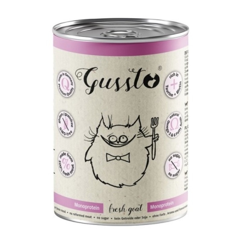 GUSSTO Cat - Fresh Goat (puszka) 400g