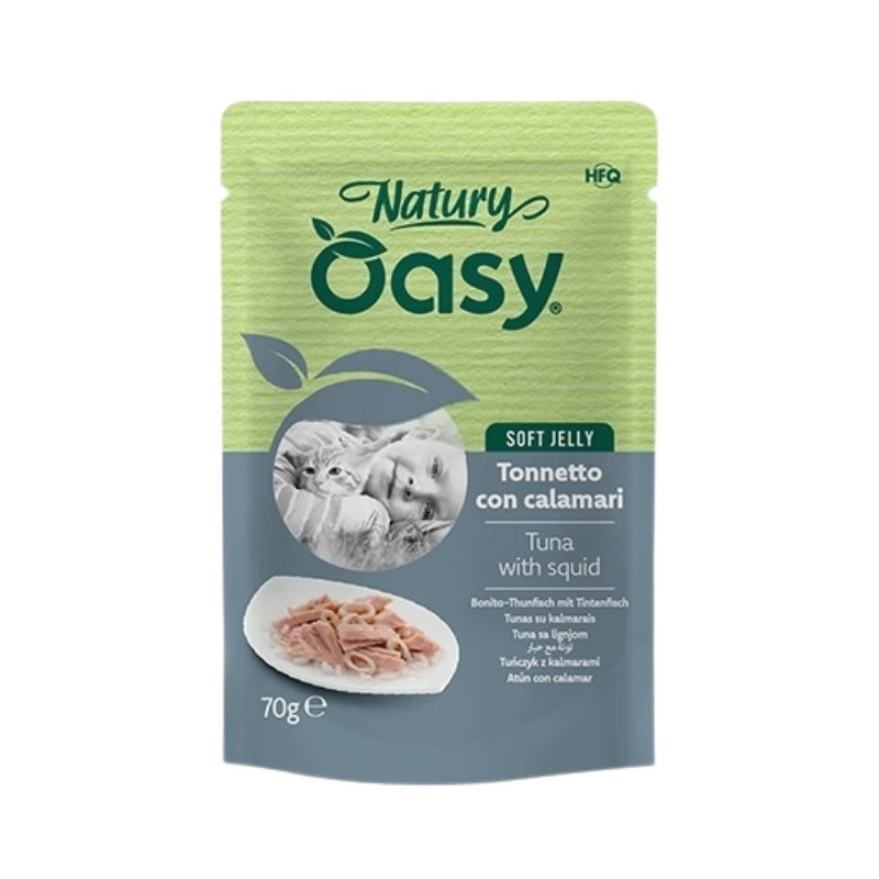 OASY Kot Tuńczyk z kalmarami (saszetka) 70g