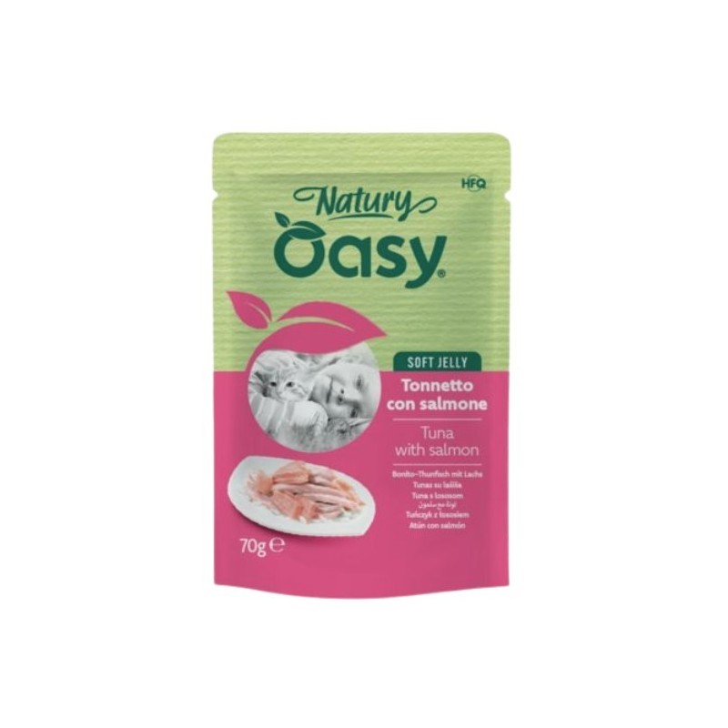 OASY Kot Tuńczyk z łososiem (saszetka) 70g