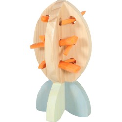 ZOLUX Zabawka na przysmaki dla królika kawii drewniana marchew COSY 6 x 6 x 14 cm