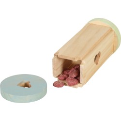 ZOLUX Zabawka na przysmaki dla królika kawii drewniana rolka COSY 6 x 6 x 12 cm