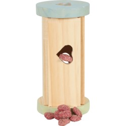 ZOLUX Zabawka na przysmaki dla królika kawii drewniana rolka COSY 6 x 6 x 12 cm