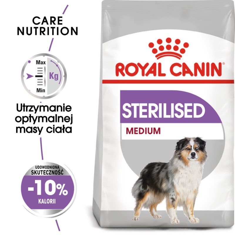 ROYAL CANIN CCN Medium Sterilised 12kg PROMO 4 Uszkodzenie