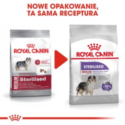 ROYAL CANIN CCN Medium Sterilised 12kg PROMO 4 Uszkodzenie