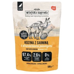 WIEJSKA ZAGRODA PIES Kozina z sarniną 500g (saszetka)