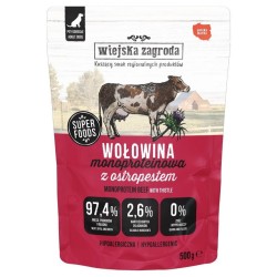 WIEJSKA ZAGRODA PIES Monobiałkowa Wołowina 500g (saszetka)