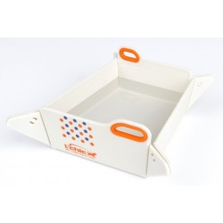 RECOSNACK Chop2Bowl white with dots