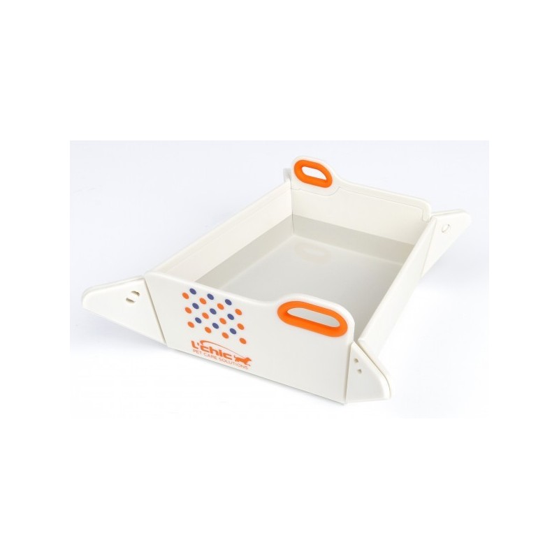 RECOSNACK Chop2Bowl white with dots