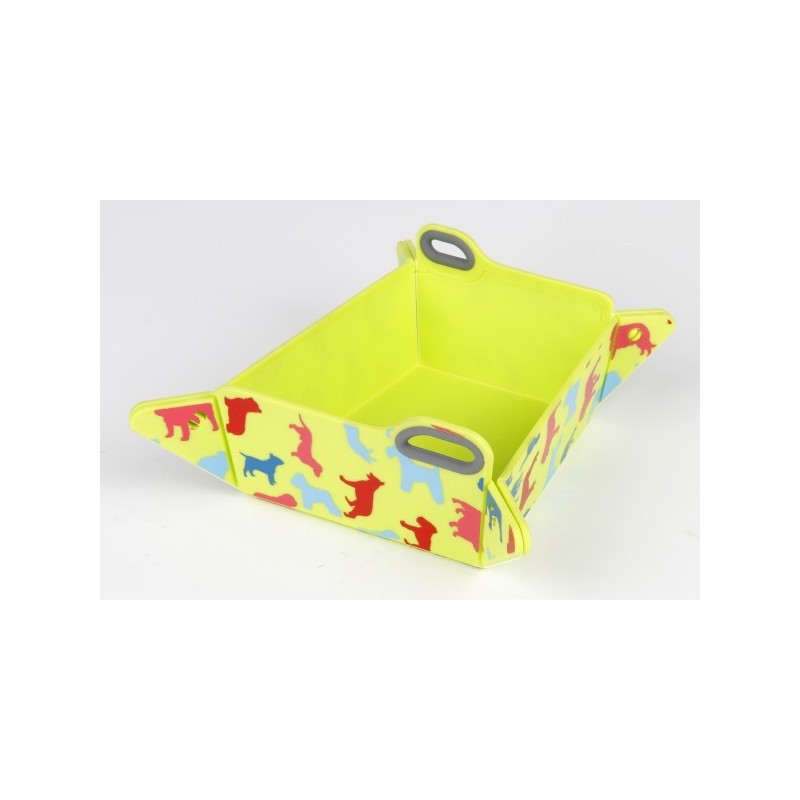 RECOSNACK Chop2Bowl green with dogs