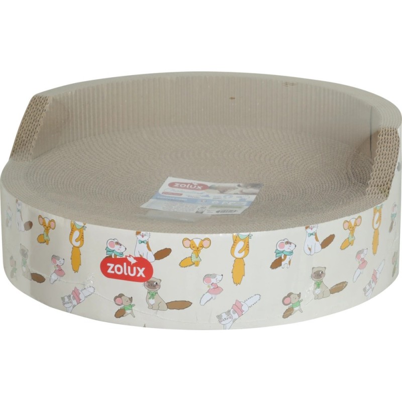 ZOLUX Drapka dla kota 2w1 CHATOUILLE okrągła z kocimiętką 39 x 39 x 15,5 cm