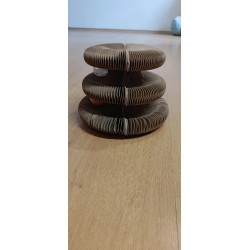 ZOLUX Drapka dla kota składana CHATOUILLE podwójna z piłkami i kocimiętką 17,5 x 17,5 x 17,5 cm