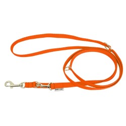 BARRY KING Classic smycz regulowana dla psa - pomarańczowa M-L