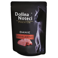 DOLINA NOTECI Premium - Danie z cielęciny dla kota (saszetka) 85g