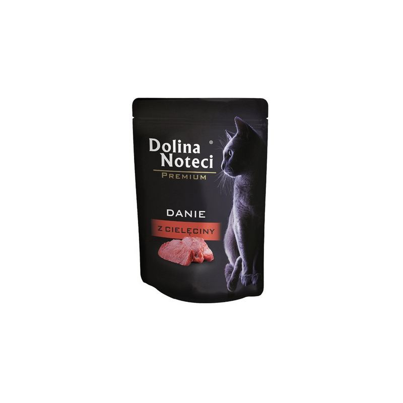 DOLINA NOTECI Premium - Danie z cielęciny dla kota (saszetka) 85g