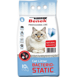 SUPER BENEK Bakteriostatyczny żwirek bentonitowy dla kota 5L