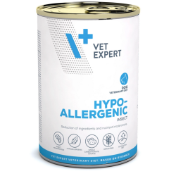 VETEXPERT 4T Vet. Diet Dog Hypoallergenic Insect (puszka) 400g (puszka)