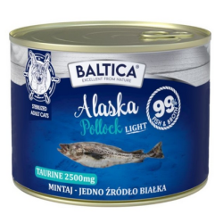 BALTICA EXCELLENT Kot dorosły Alaska Pollock Light - Mintaj 185g