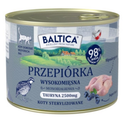 BALTICA PRZYSMAKI REGIONÓW Kot dorosły Przepiórka 185g