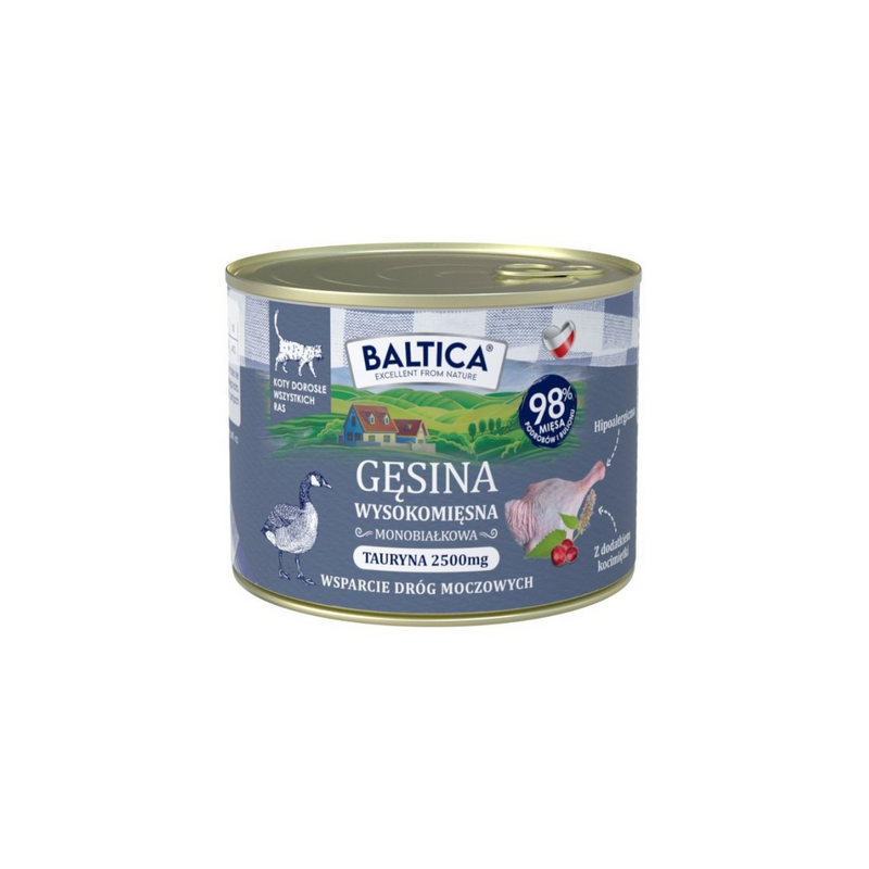 BALTICA PRZYSMAKI REGIONÓW Kot dorosły Gęsina 185g