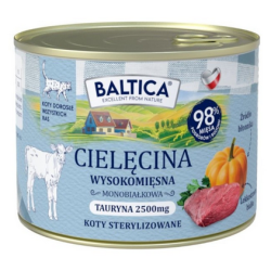 BALTICA PRZYSMAKI REGIONÓW Kot dorosły Cielęcina 185g