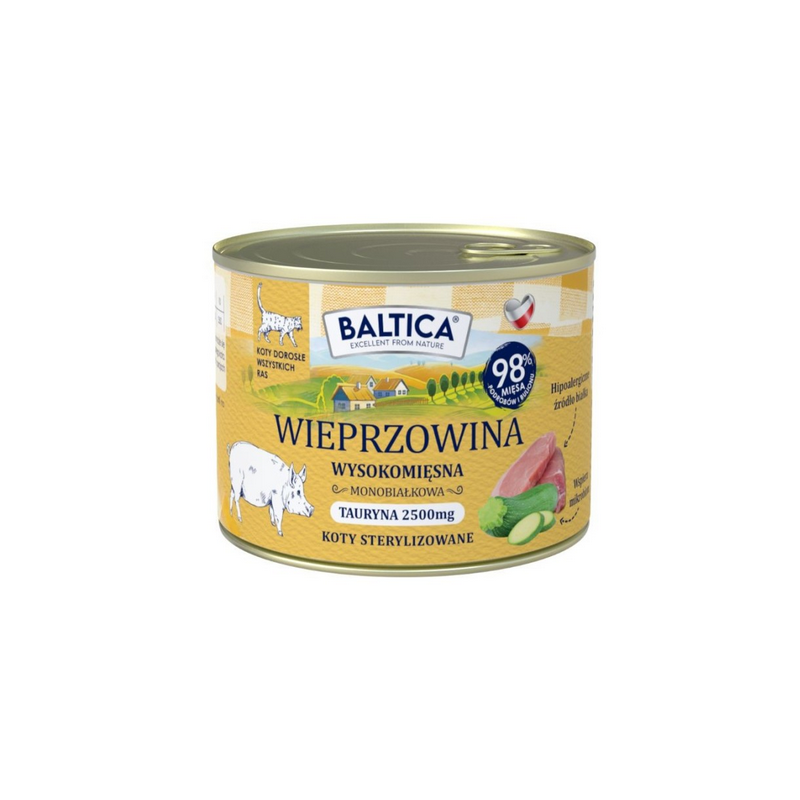 BALTICA PRZYSMAKI REGIONÓW Kot dorosły Wieprzowina 185g