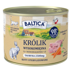BALTICA PRZYSMAKI REGIONÓW Kot dorosły Królik 185g
