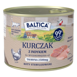 BALTICA PRZYSMAKI REGIONÓW Kot dorosły Kurczak z indykiem 185g